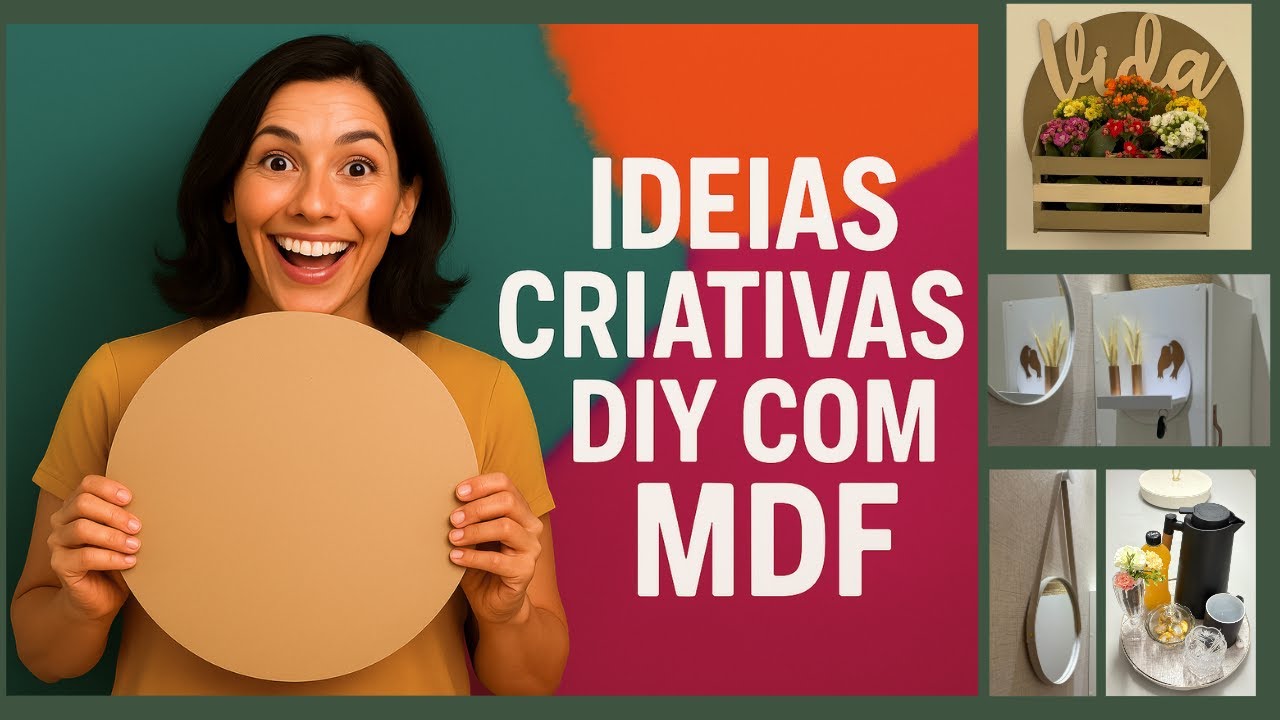 8 Ideias Incríveis com Círculos de MDF | DIY Fácil para Sua Casa! ✨
