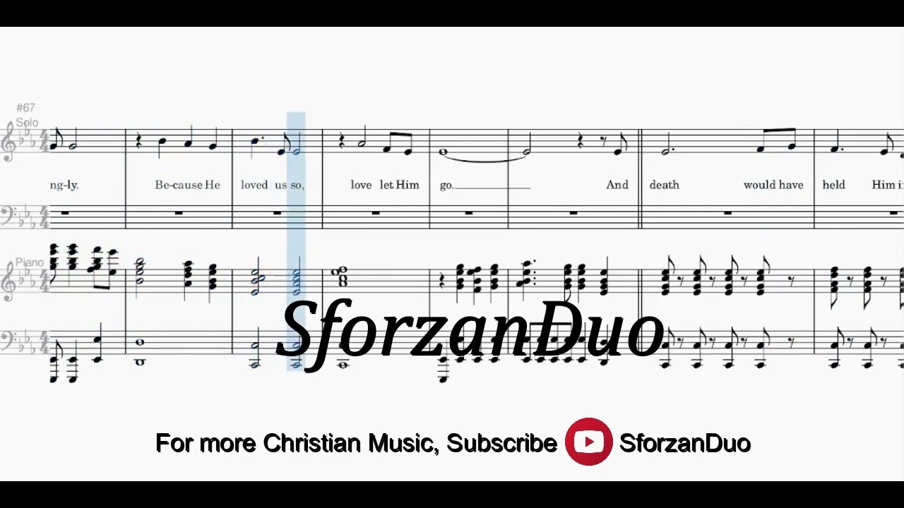 Love Let Him Go PIANO Accompaniment | Performed By: Golden State Baptist College