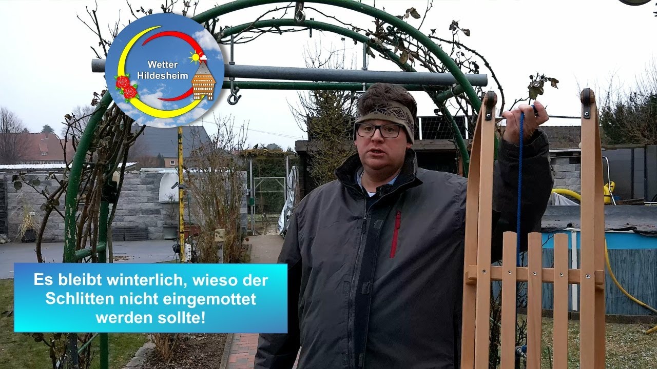 📹 Das Wettervideo: Es bleibt winterlich, wieso der Schlitten nicht eingemottet werden sollte!