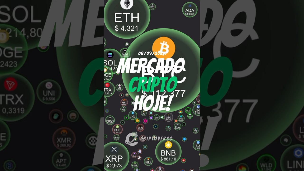 #noticiascripto #mercadocripto #btc #eth #sol #bitcoin #hoje #setembro2025 #destaques