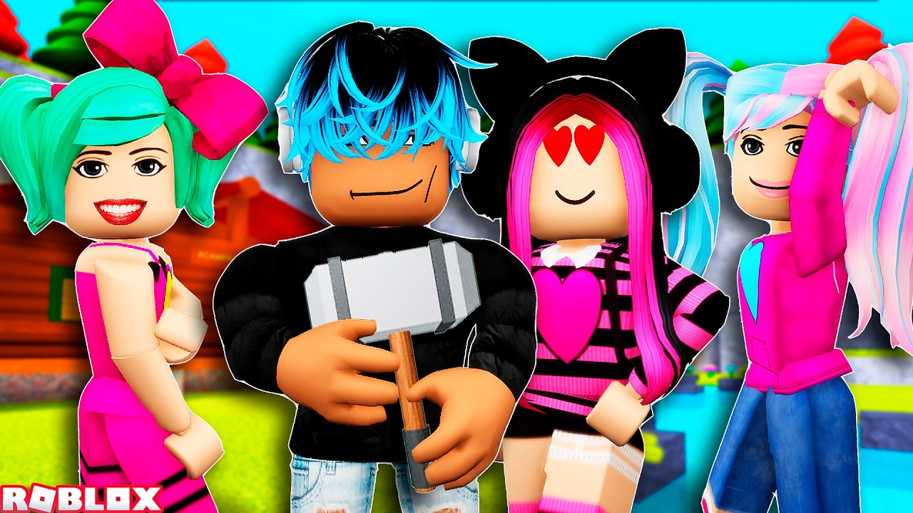 JOGAMOS MARRET&Atilde;O com o NAMORADO da LUMA! Flee The Facility ❤