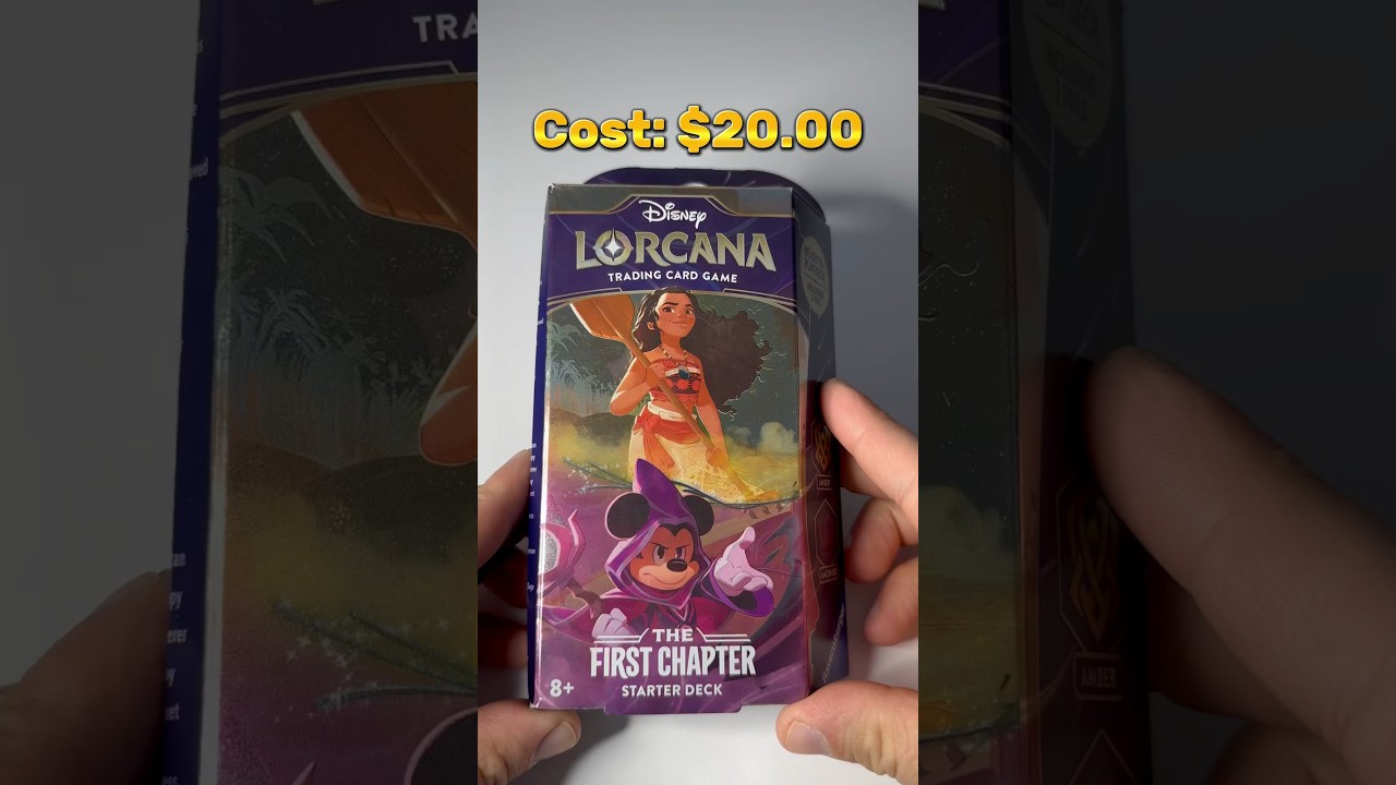 I open a Disney Lorcana Starter Deck