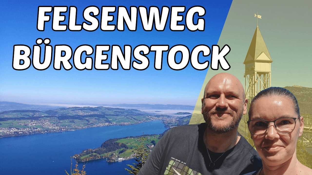 Felsenweg Bürgenstock - Atemberaubende Aussicht auf den Vierwaldstättersee | Wandern Schweiz | 4K