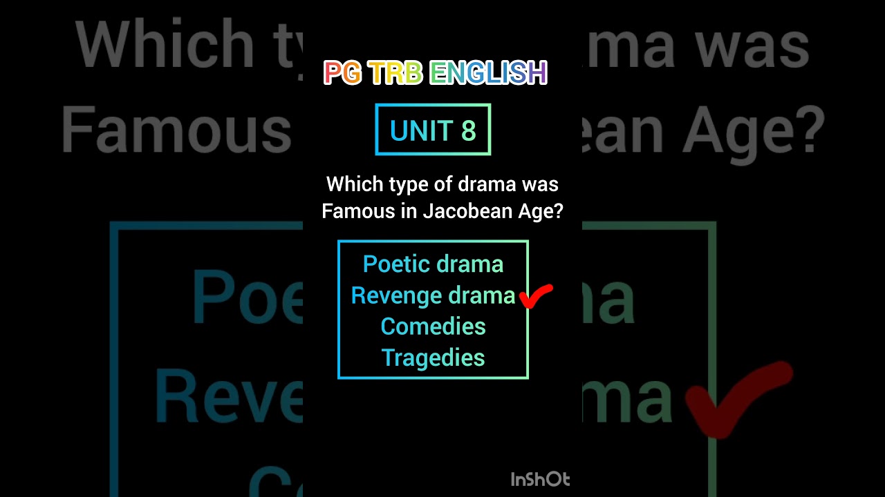 PG TRB ENGLISH| UNIT 8| 