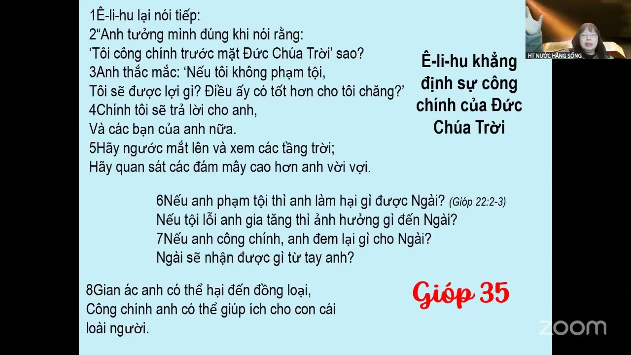 HÀNH TRÌNH XUYÊN KINH THÁNH Gióp  Bài 29 06 01 2026