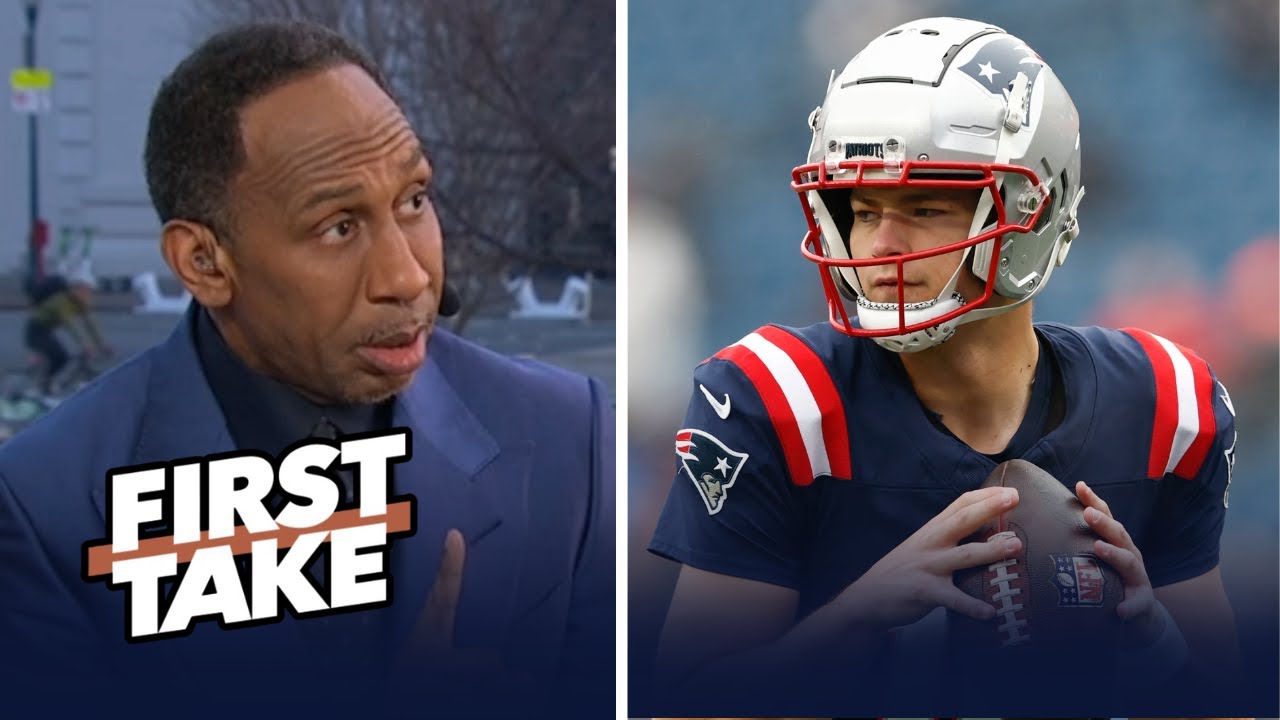 FIRST TAKE | Drake Maye playing with house money is BAD news for Sam Darnold & Seattle - Stephen A.