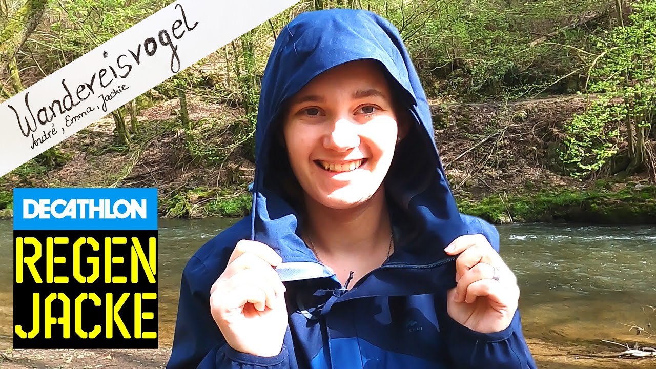 Gute & g&uuml;nstige Regenjacke zum Wandern! DECATHLON Quechua MH150 mit 15.000 mm Wassers&auml;ule [Review]