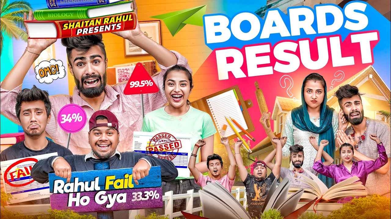 BOARD RESULTS || SHAITAN RAHUL || TEJASVI BACHANI