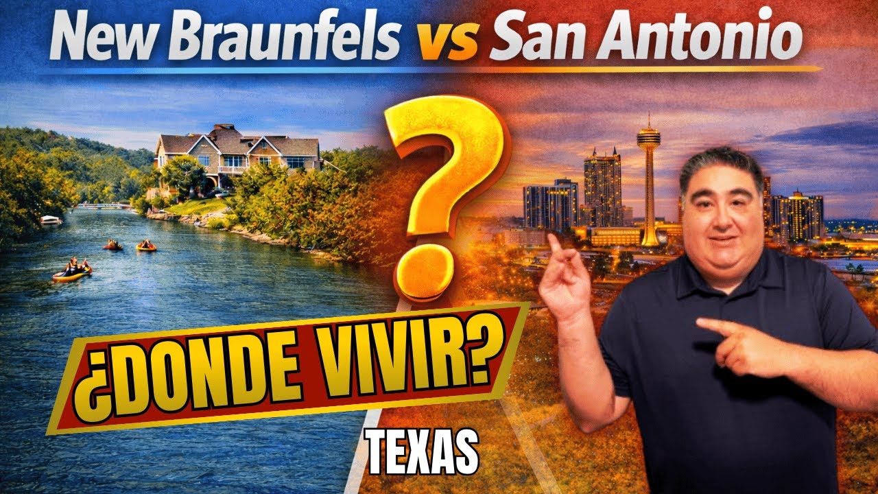 New Braunfels vs San Antonio – ¿Dónde Deberías Vivir REALMENTE?