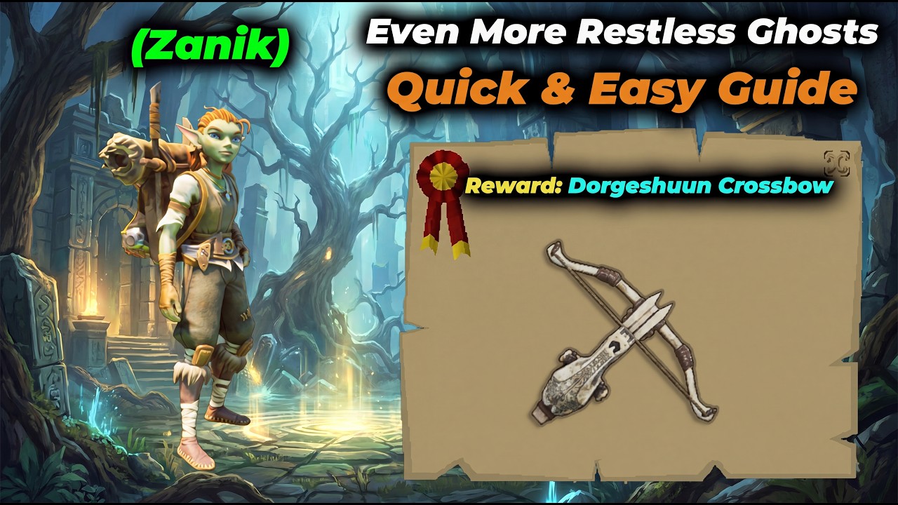RuneScape Dragonwilds: Задание &laquo;Еще больше беспокойных призраков&raquo; &mdash; быстрое и легкое прохождение!