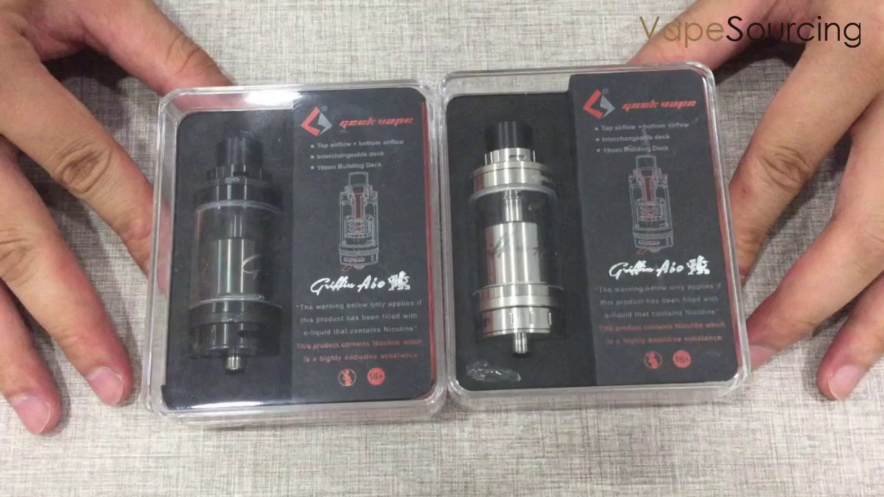 GEEKVAPE Griffin Aio RTA Atomizer | Big 5ml capacity