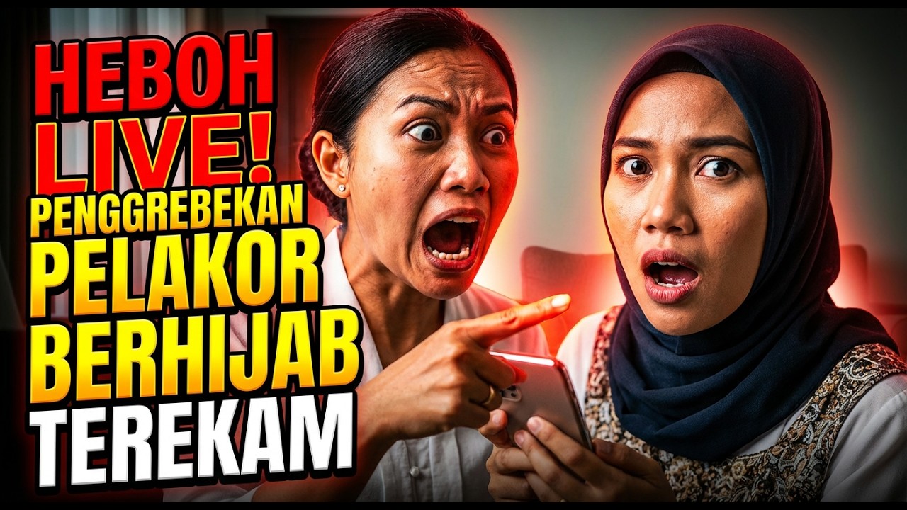 HEBOH LIVE! Penggerebekan Pelakor Berhijab Terekam