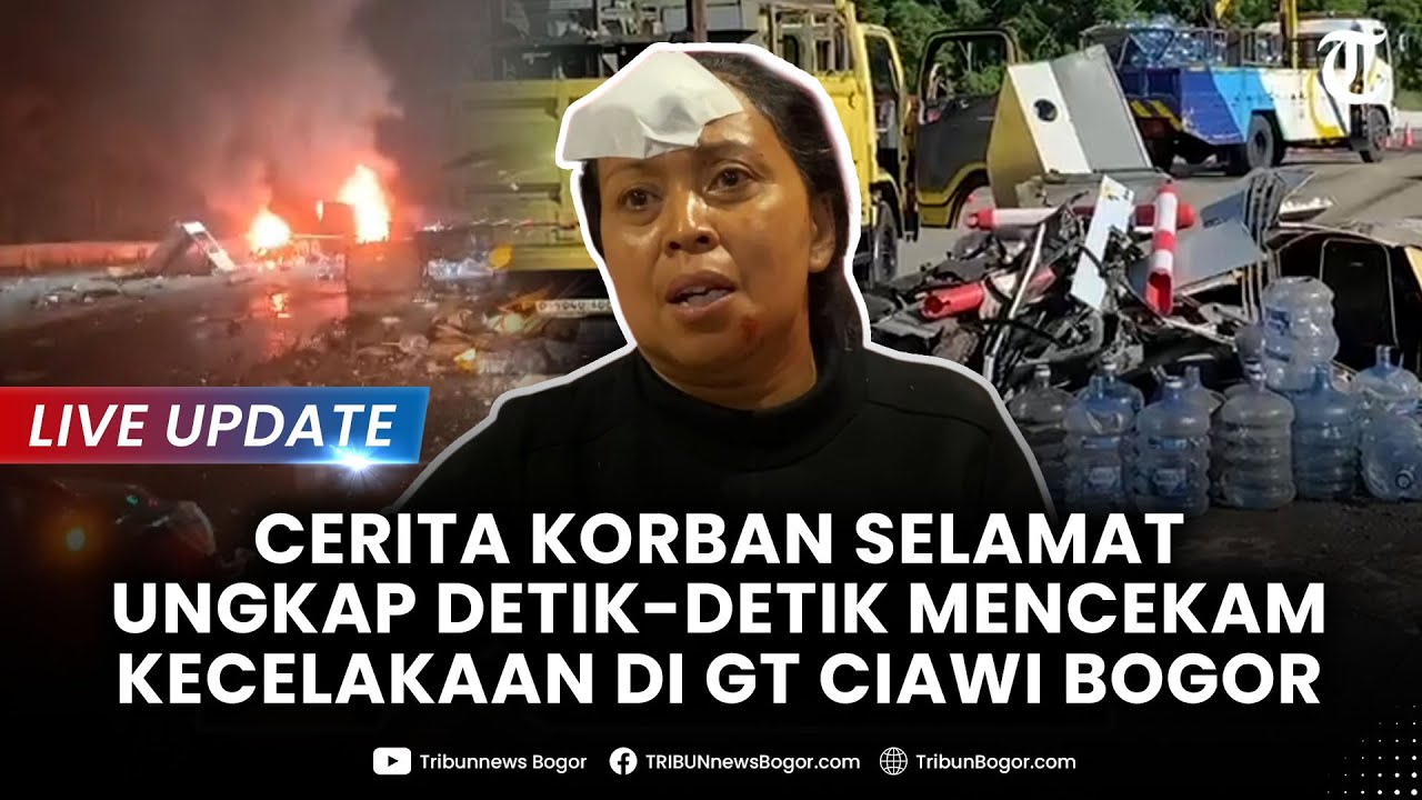 🔴LIVE: CERITA KORBAN SELAMAT Ungkap Detik-detik Mencekam Kecelakaan di GT Ciawi Bogor, Suami Tewas