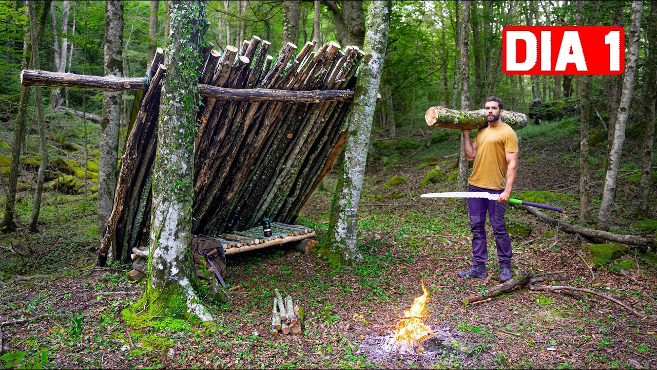 CAMPAMENTO BUSHCRAFT DÍA 1 - REFUGIO