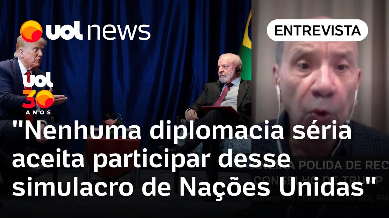 Conselho de Paz é um brinquedinho de Trump que o Brasil deve ignorar, diz ex-ministro sobre convite
