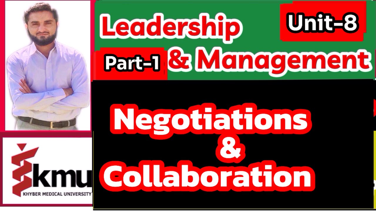 Negotiation and Collaboration in managment (Unit-8 part-1}[Leadership & Managment){BSN/Post-RN}