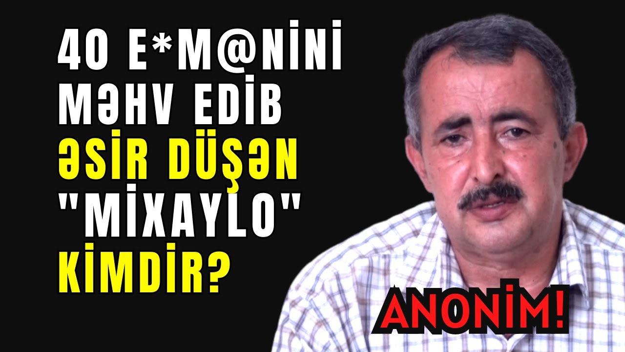 Əsir Düşsə də, Kimliyi Anonim Qalıb : Qarabağlı 