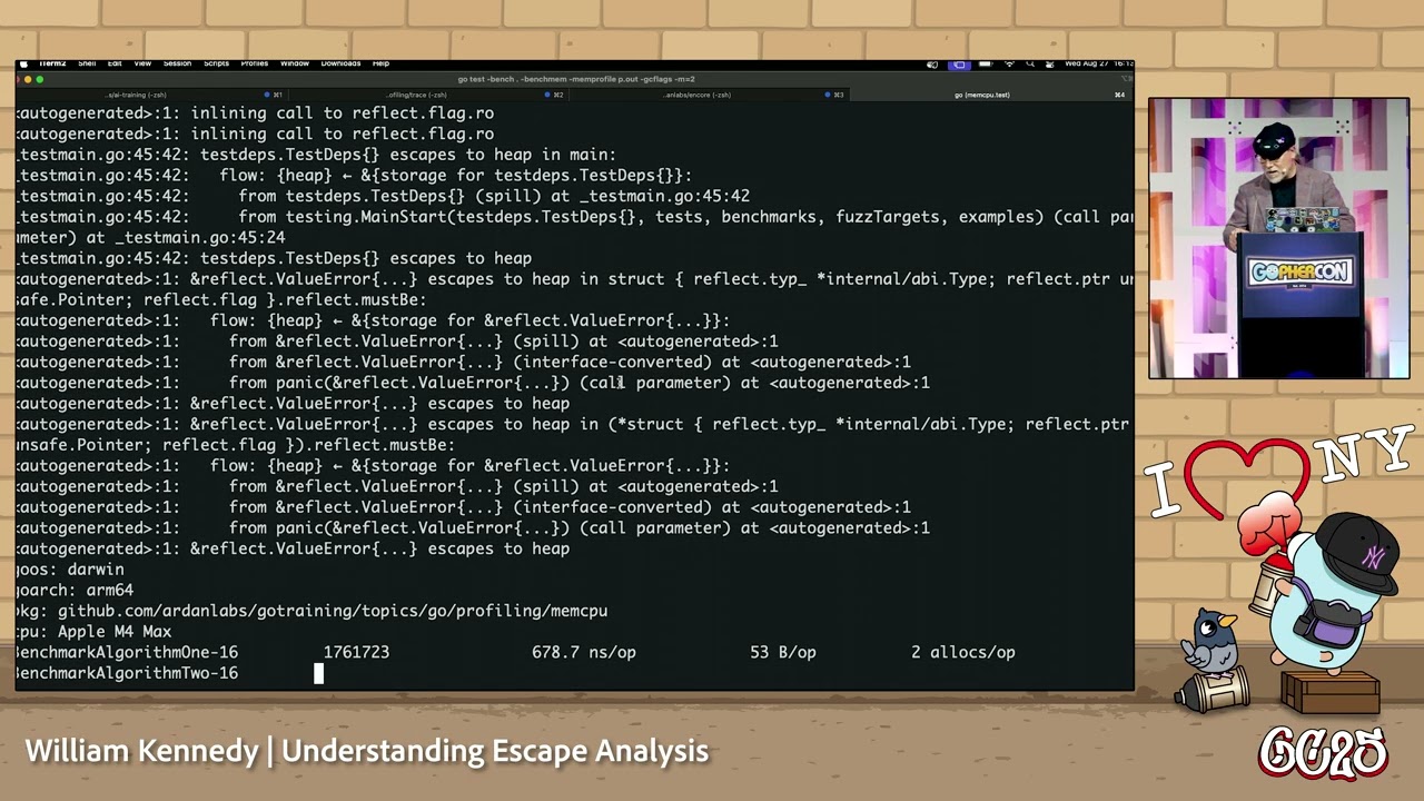 GopherCon 2025: Understanding Escape Analysis to Speed Up Your Code - Bill Kennedy
