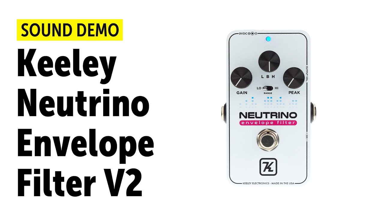 Keeley Neutrino Envelope Filter V2 - Sound Demo (no talking)