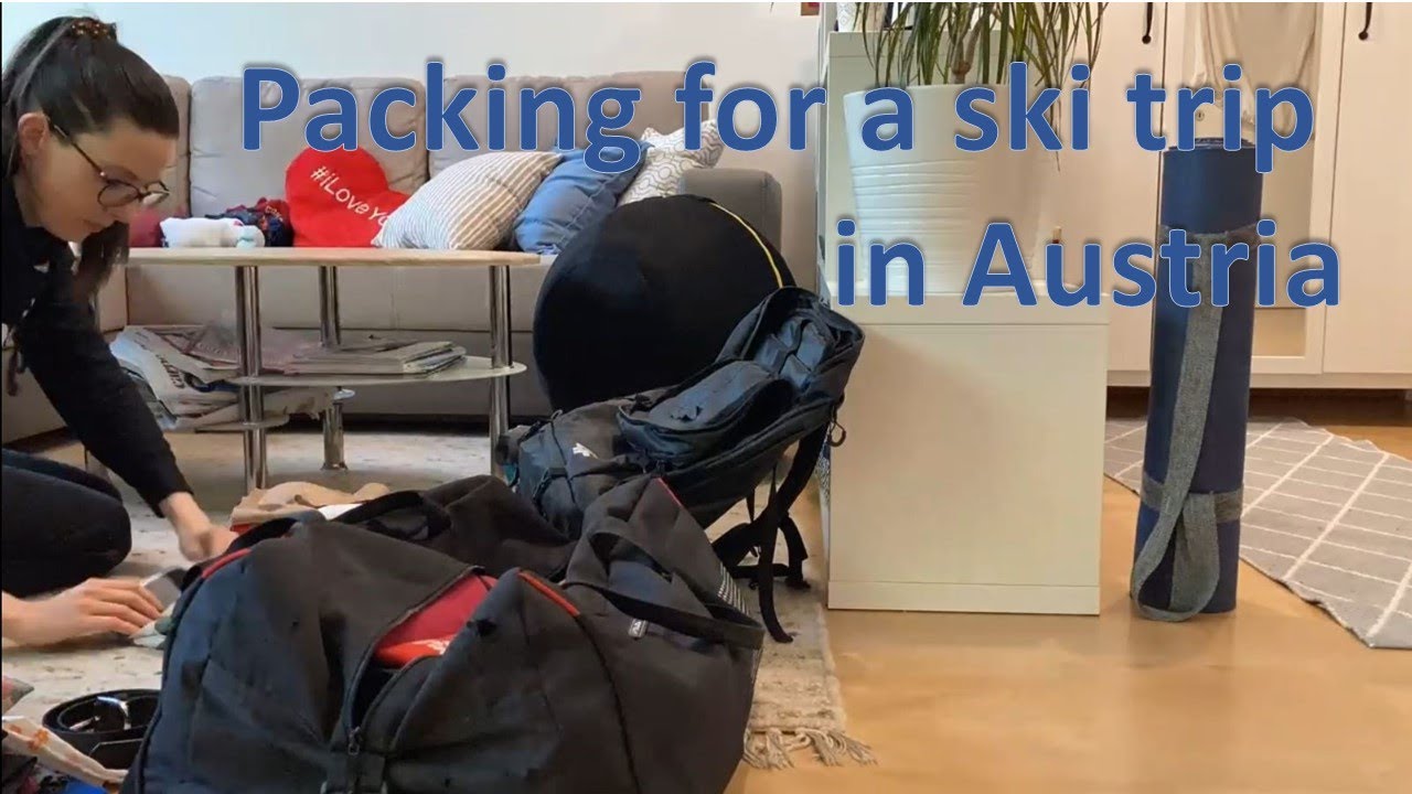 How to pack for a 5 day ski trip? | Follow me along as I prepare everything that I am taking with me