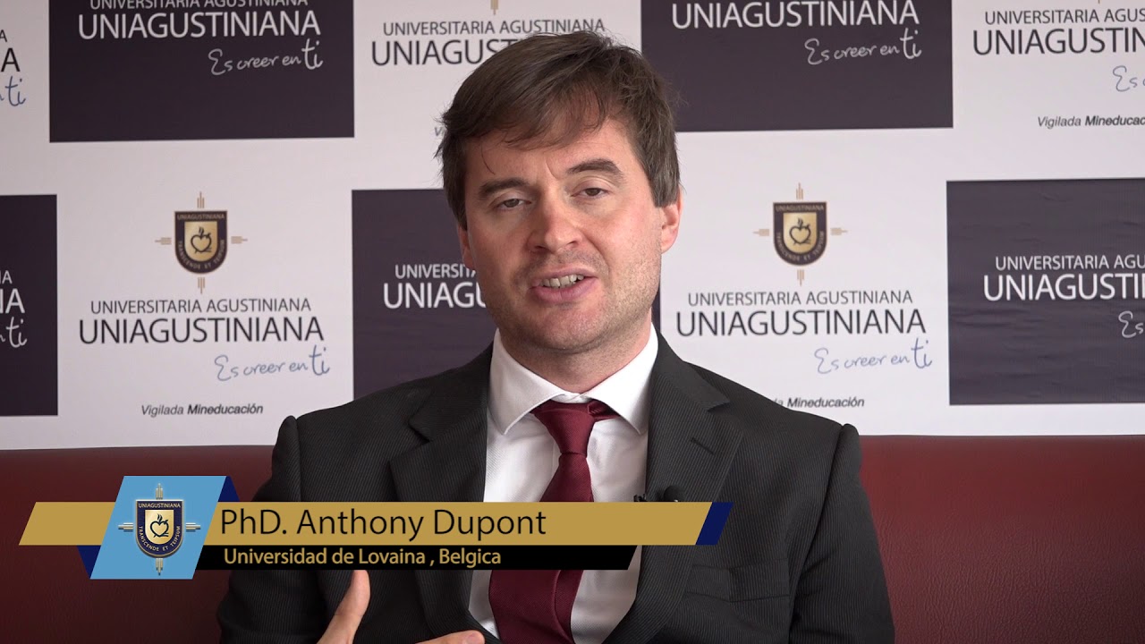 Anthony Dupont en el 8&deg; Congreso Internacional en Estudios Agustinianos