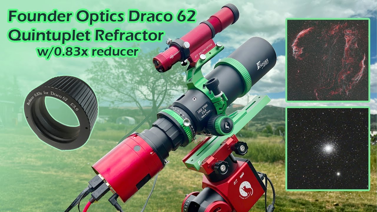 FOUNDER OPTICS Draco 62 Quintuplet Refractor Review