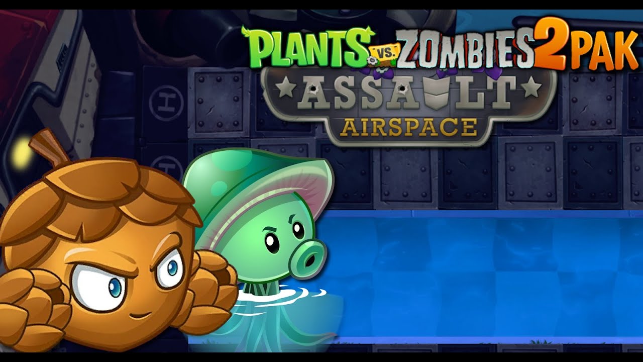 Plants Vs. Zombies 2 PAK Assault Airspace Revival - Sea-shroom and Dual Pistol Pinecone (Preview)