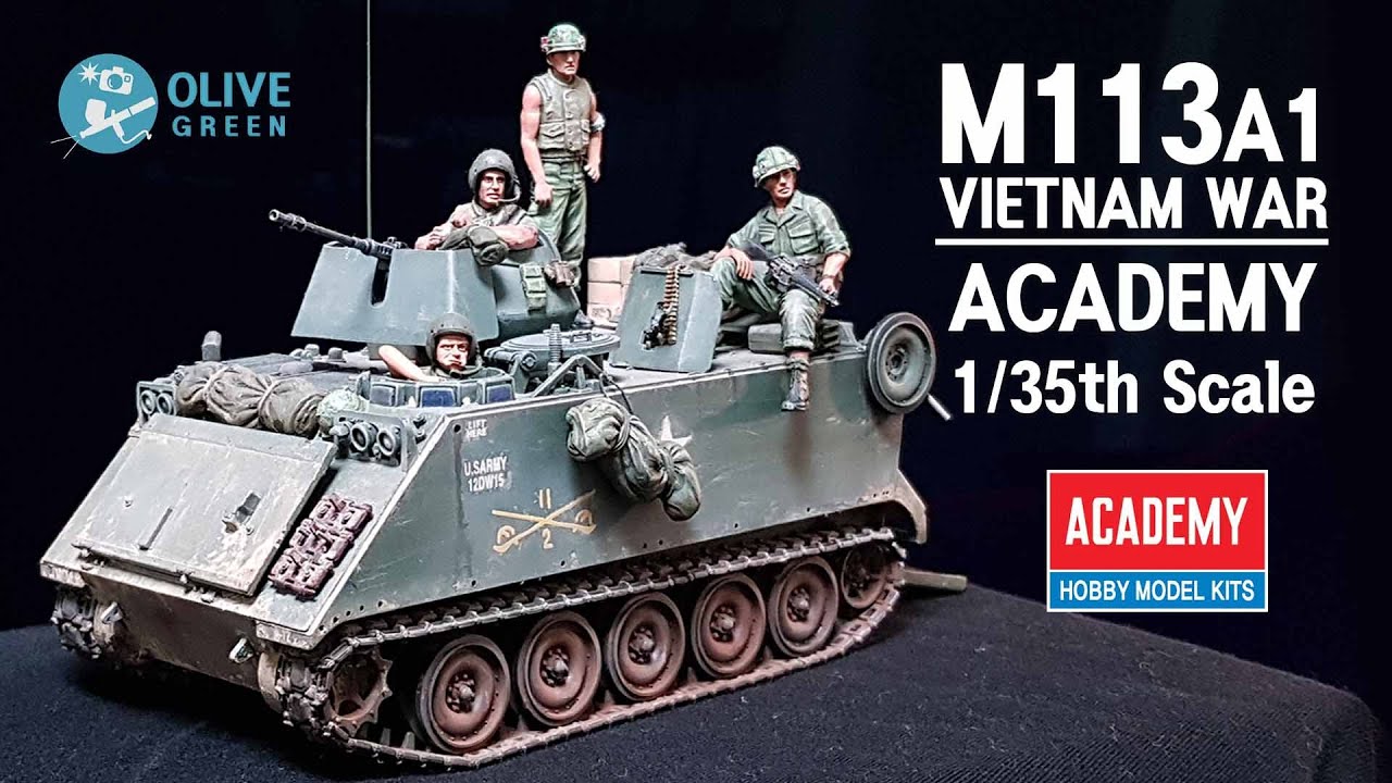 프라모델도색 M113A1 vietnam war  academy -1/35 M113 model - M113 아카데미과학 [곰프 밀리터리] 