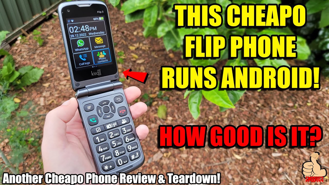 This is the KISA FLIP 3 - A Basic Flip Phone that runs Android. Is it actually any good?