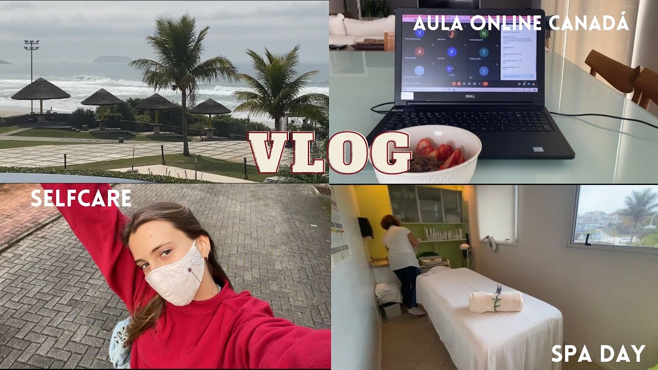 VLOG (5 dias pro meu intercâmbio no Canadá + 1° aula online) 🇨🇦❤️