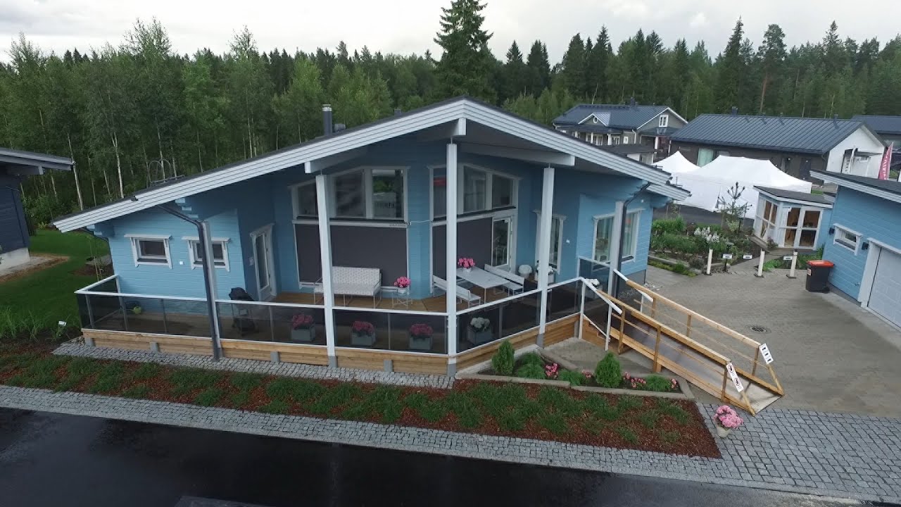 Kuusamo Hirsitalot Seinäjoen Asuntomessuilla 2016