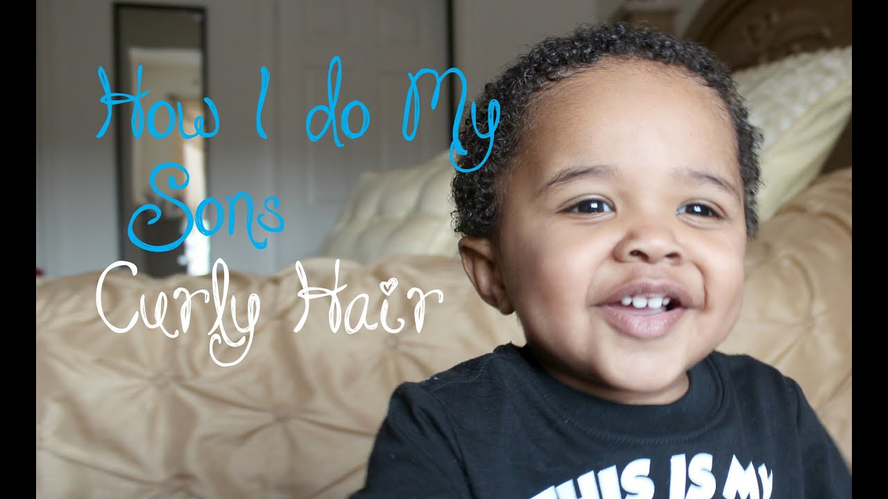 ♡How I Do My Sons Curly Hair