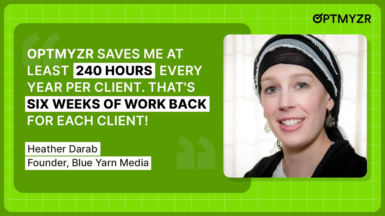 How Blue Yarn Media Cuts CAC by 36% and Saves 240+ Hours per Client using Optmyzr