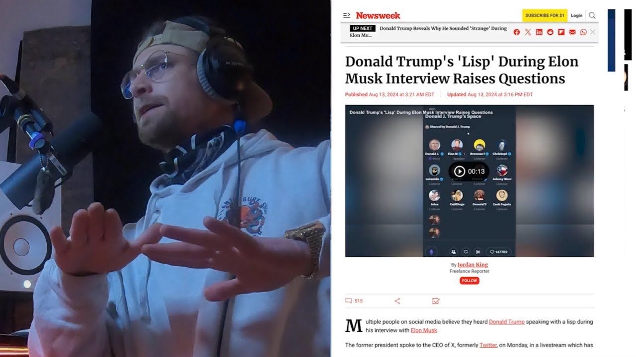 PROFESSIONAL AUDIO ENGINEER BREAKS DOWN THE CAUSE OF TRUMP’S ARTIFICIAL “LISP” OR “SLUSH”
