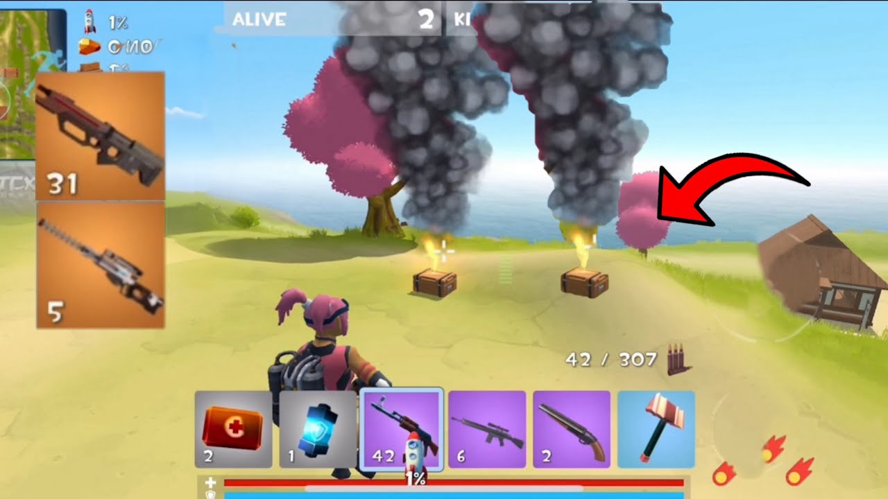 9 kills + air drop Rocket Royale 