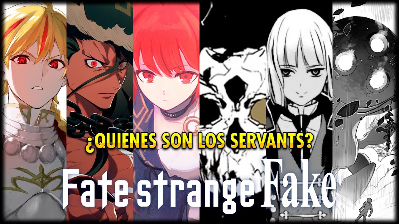 ¿Quiénes son los servants de Fate Strange Fake?