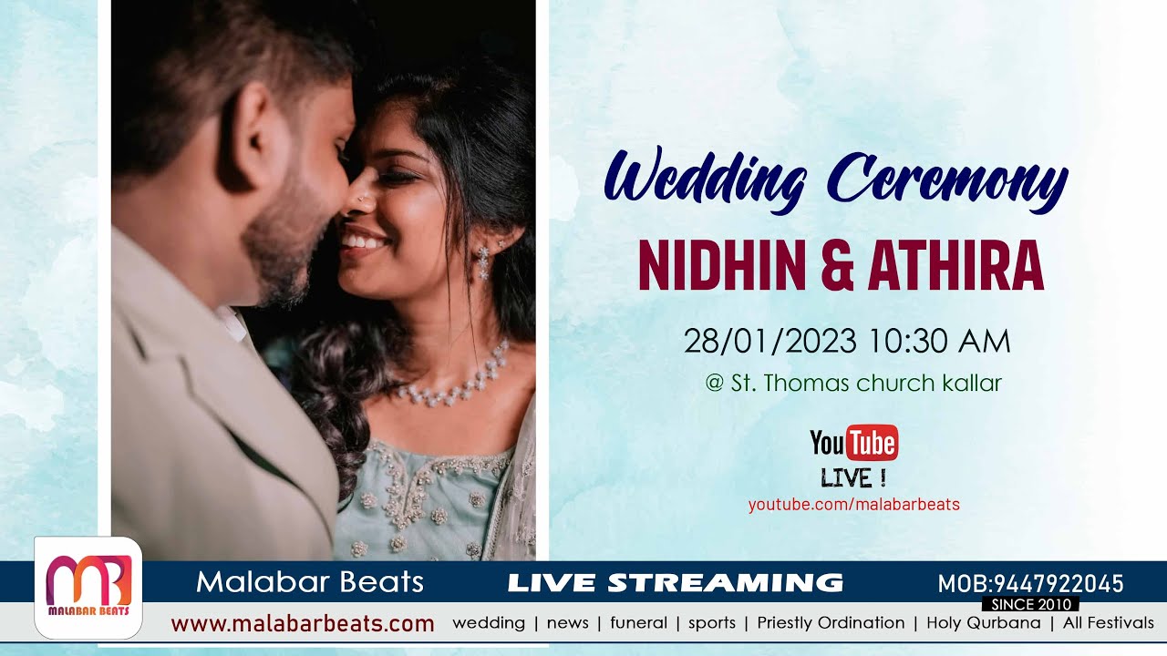 Nidhin & Athira | WEDDING CEREMONY | 28.01.2023 | malabar beats