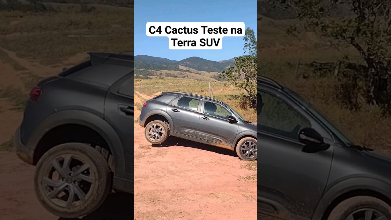 Citroen C4 Cactus Teste na terra #citroen #c4 #cactus #suv #terra