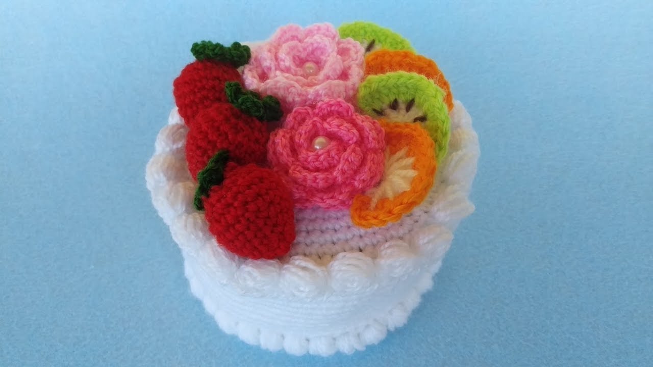 Torta Amigurumi 🍰Uncinetto Tutorial - Cake Crochet Amigurumi - Pastel Crochet
