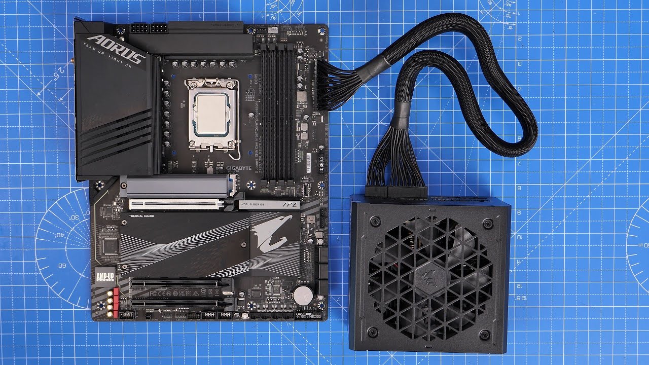 Руководство по распаковке и настройке блока питания Corsair RM1000e