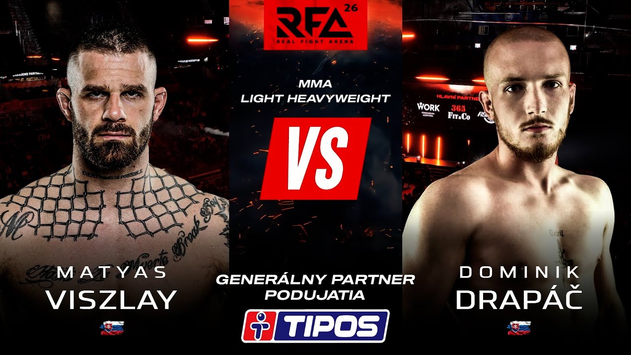 Matyas VISZLAY VS Dominik DRAP&Aacute;Č (MMA) | RFA 26 KO&Scaron;ICE