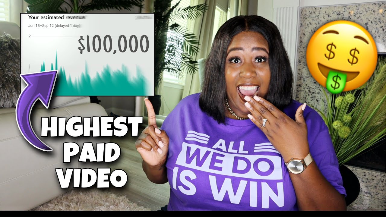 How Much YouTube Paid Me For My 1 Million Viewed Video + My Highest Paid Video *Not Clickbait*