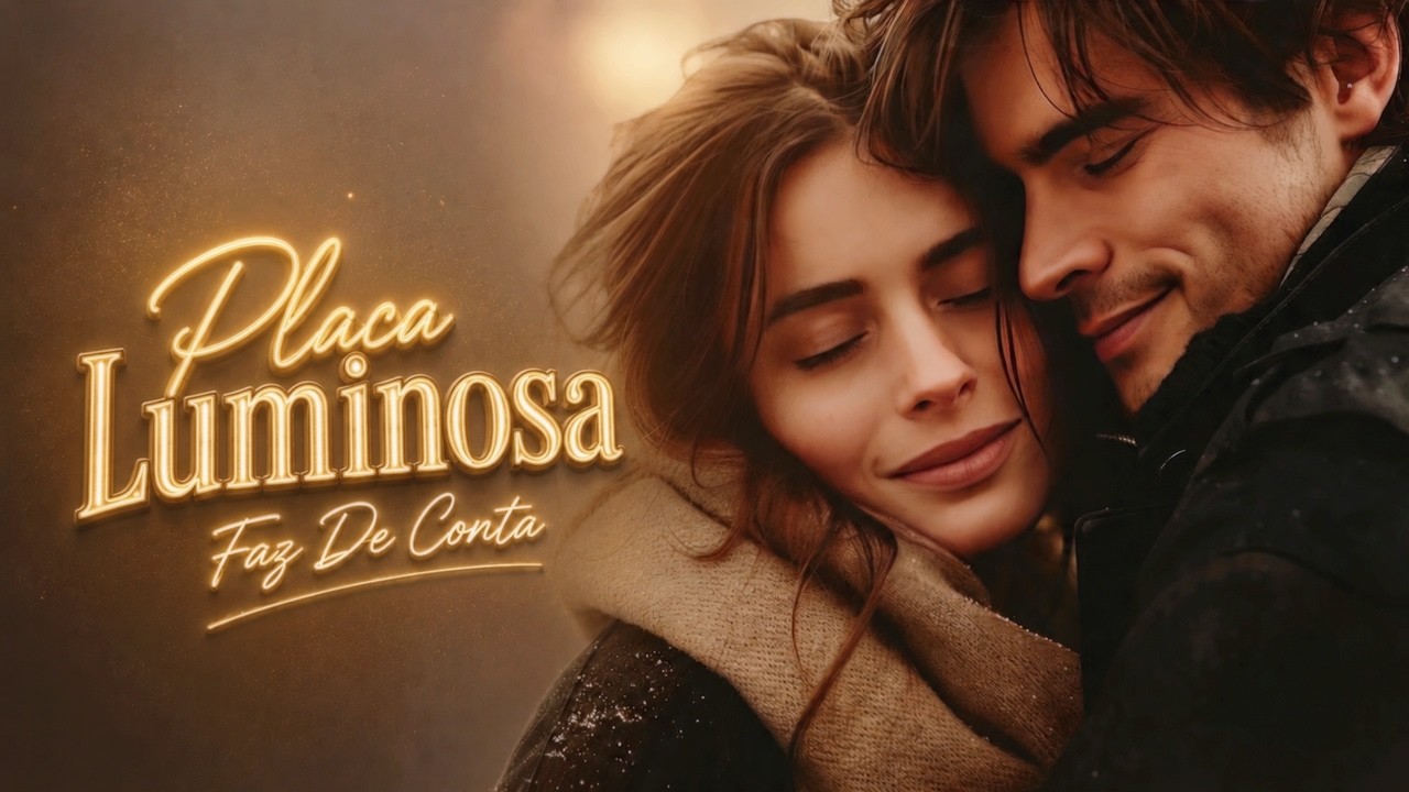 Placa Luminosa - Faz De Conta Lyric HD