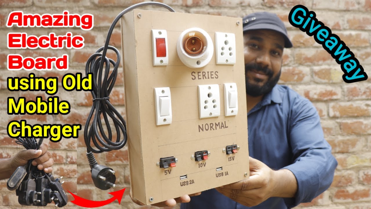 How to Make Amazing Electric Board | All in 1 Gadgets | GIVEAWAY🔥🔥🔥