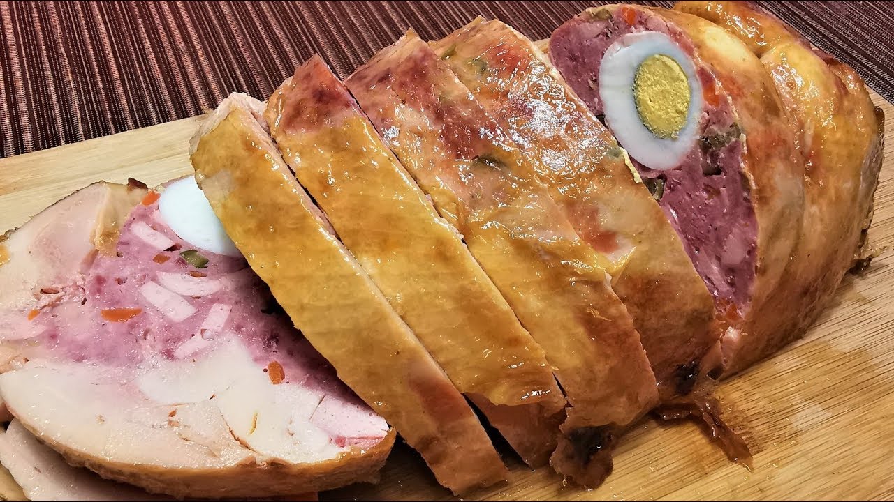 POLLO RELLENO COMPACTO 🔥 Relleno de 7 Ingredientes (Receta para Fiestas)