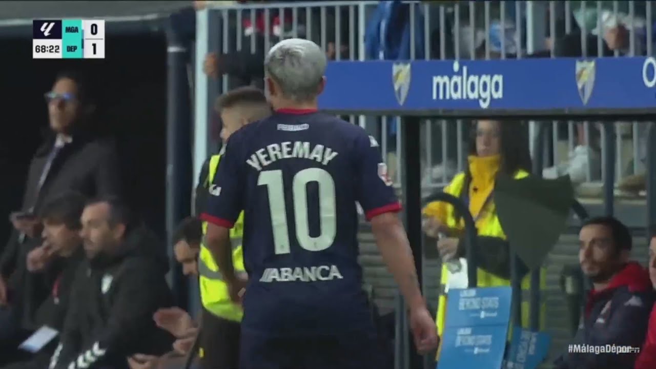 Yeremay Hernández vs Málaga - La Liga 2, Rodada 22 - 11/01/25