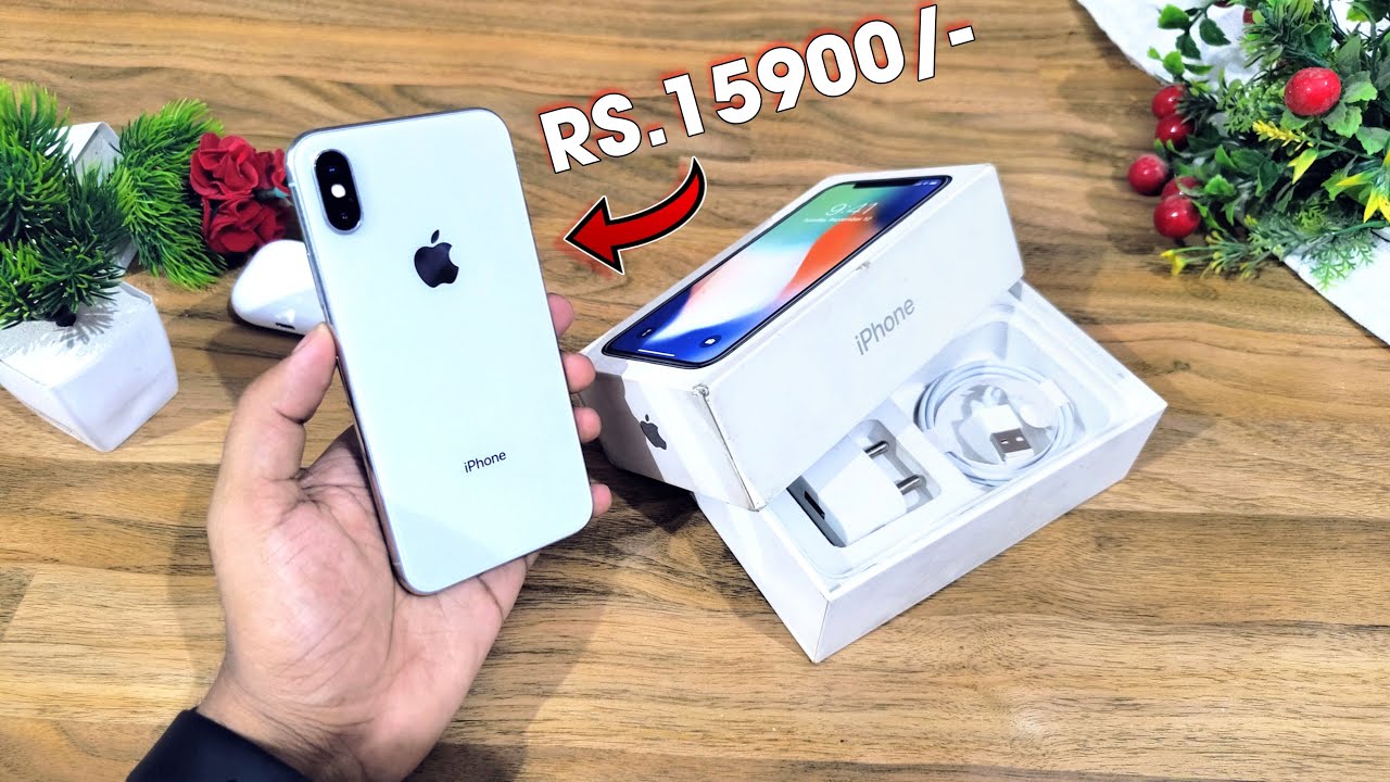 iPhone X just Rs.15900 Superb Condition 🔥| Apple iPhone X Unboxing | Refurbished iPhone 🥳