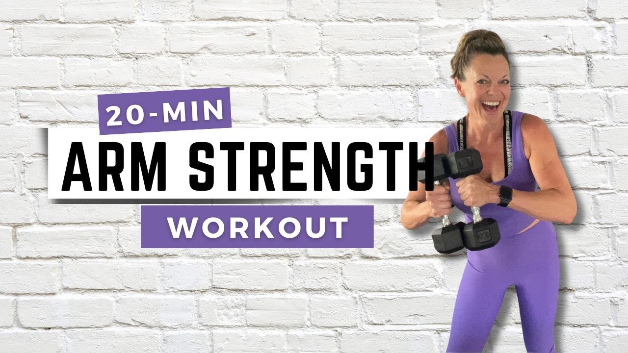 20-MIN TONED ARMS Workout - With Weights - Tone Build Strength At Home