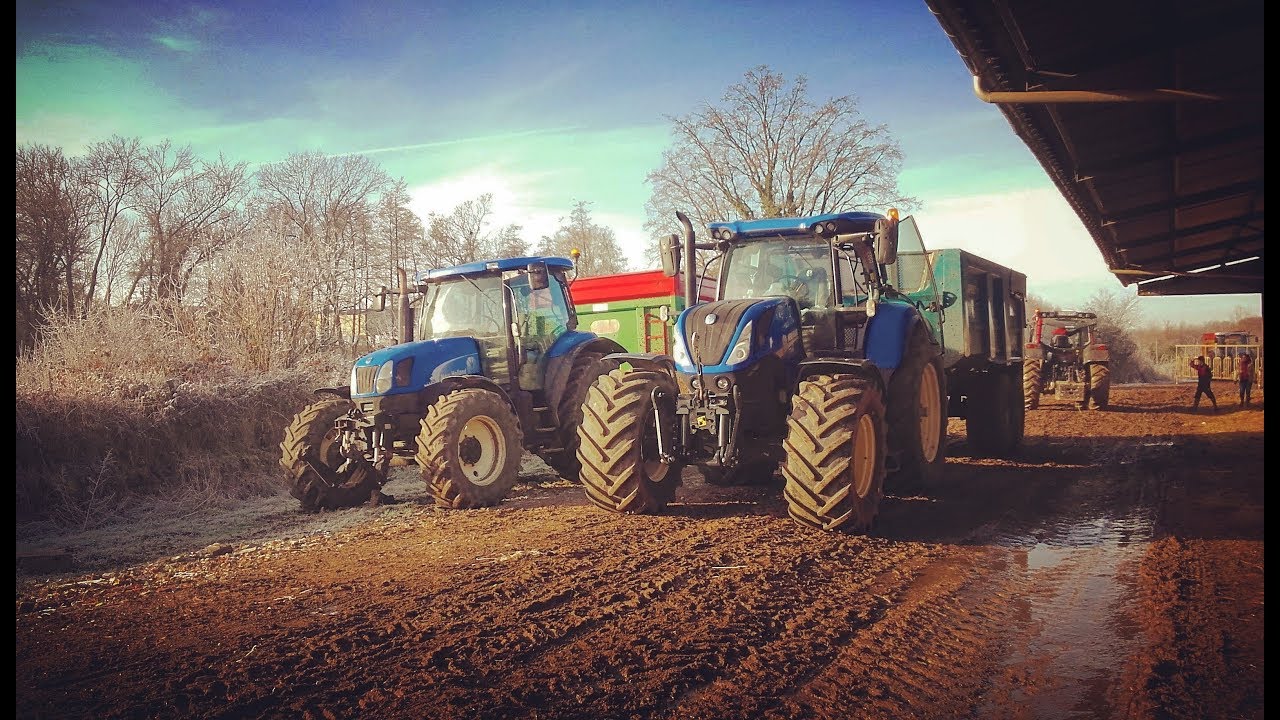 [GoPro] Transport de fumier 2017/New Holland T7.245/Rolland Rollspeed.