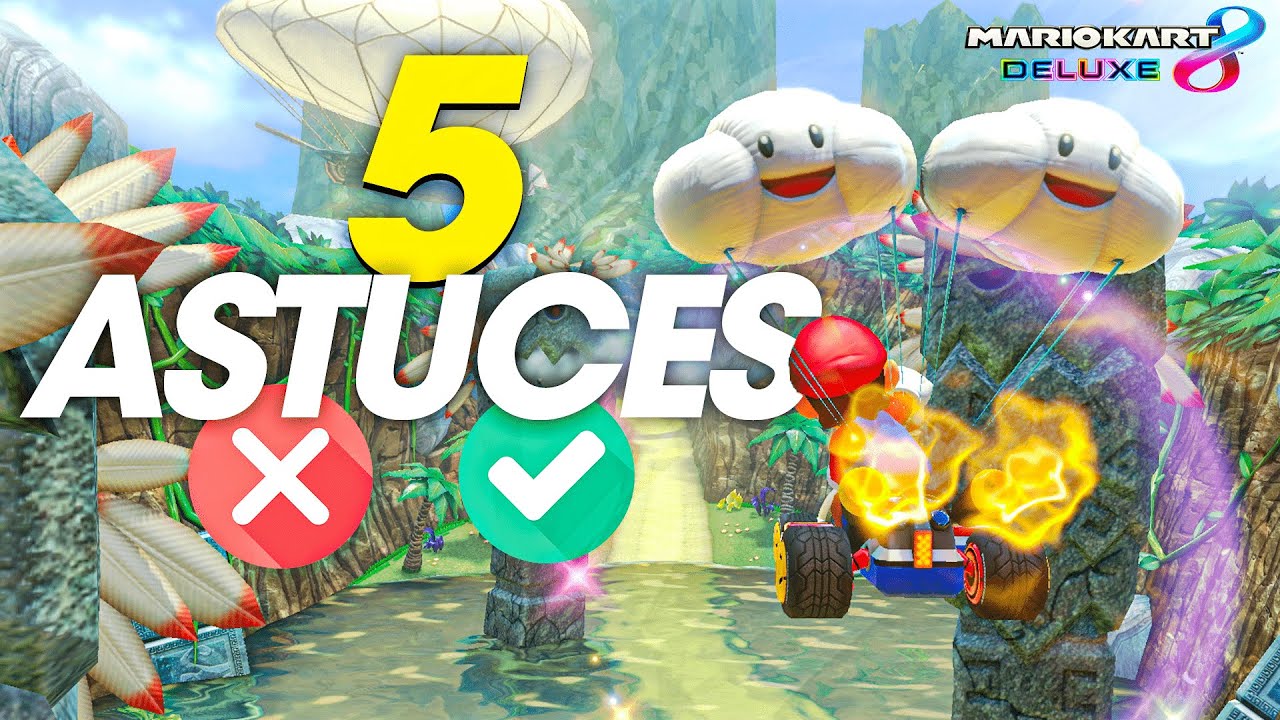 5 ASTUCES pour FUMER TES POTES sur Mario Kart !